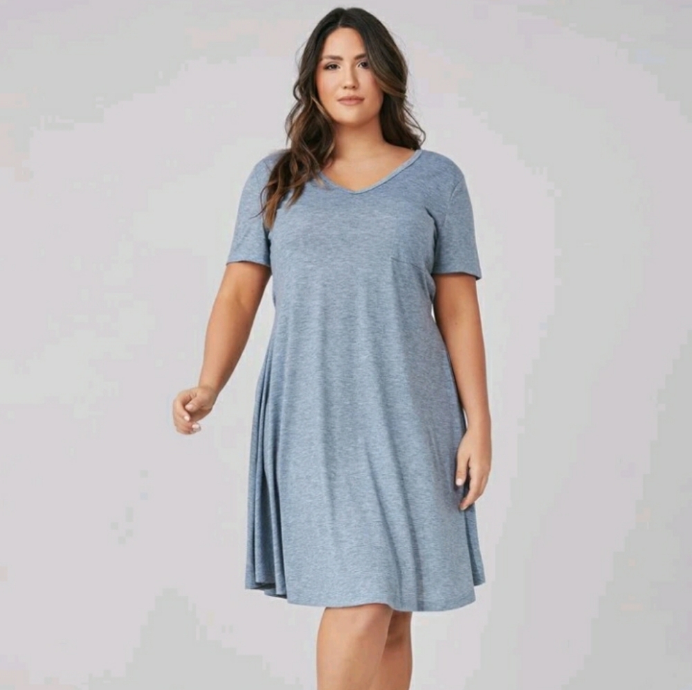 #18 Brand New Plus Pocket Knit Dress